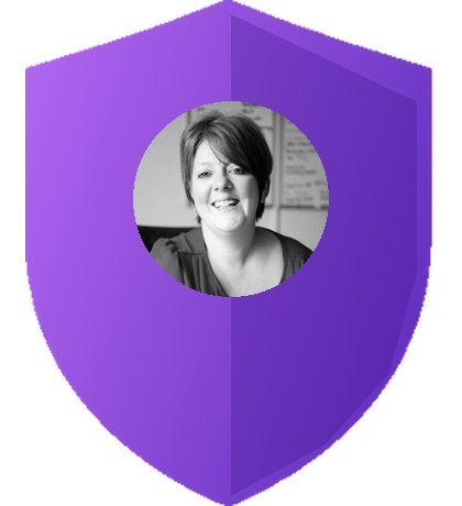 Helen Wall presented within the Innovative Safety shield